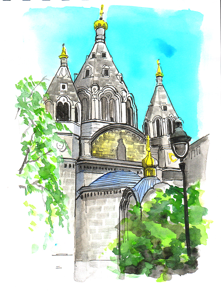 Sketch-8-Eglise-Alenxandre-Nevsky
