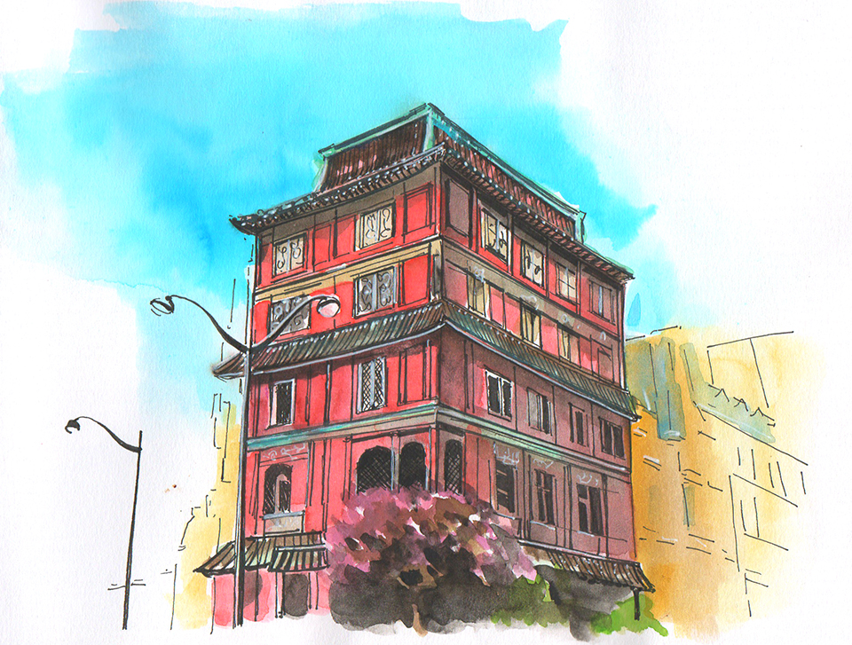 Sketch-8-Pagode-Van-Loo-Place-de-Perou-Paris-8 Sketch-8-Pagode-Van-Loo-Place-de-Perou-Paris-8
